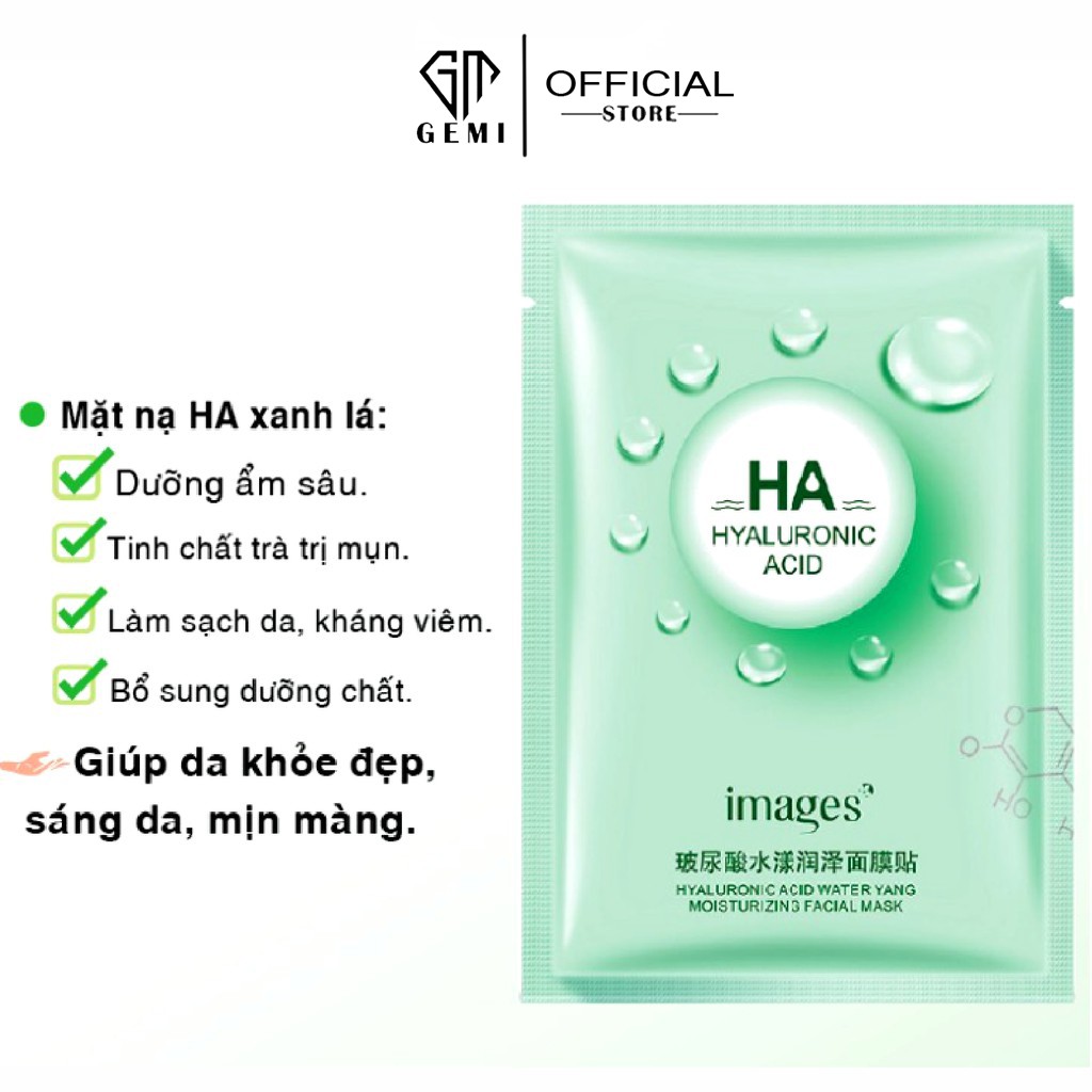 Mặt Nạ Dưỡng Trắng Da 🍁𝑭𝒓𝒆𝒆𝒔𝒉𝒊𝒑🍁 Mặt Nạ Giấy Dưỡng Trắng, Cấp Ẩm, Thải Độc HA IMAGES - Nội Địa Trung | Thế Giới Skin Care