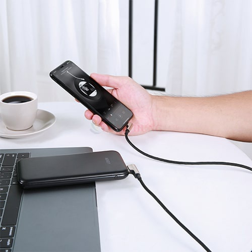 Cáp Lightning Aukey MFI Impulse Lightning Series 1.2m CB-BAL6 - Hàng chính hãng