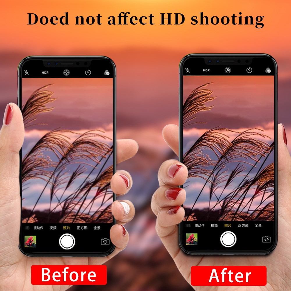 Bộ miếng dán cường lực bảo vệ ống kính camera cho iPhone 7/8/7+/8+/X/XS/XS MAX/XR