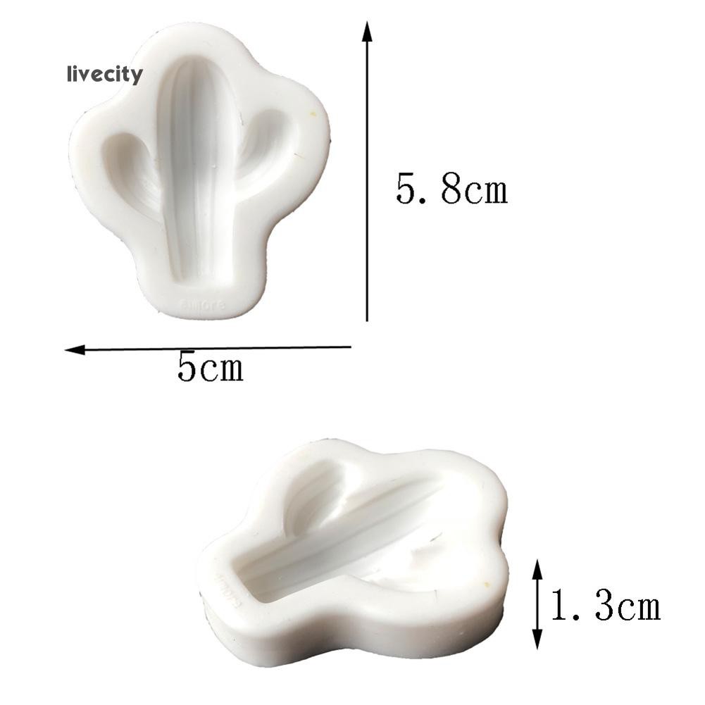 Khuôn silicon làm fondant hình cây xương rồng