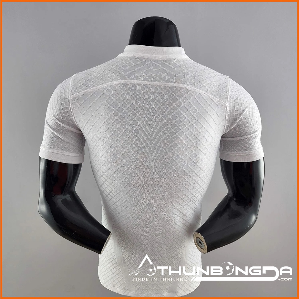 Áo PSG trắng sân khách 2022/2023, 2022/23 mẫu 3 bản PLAYER Issue BODY fit cao cấp Thái Lan