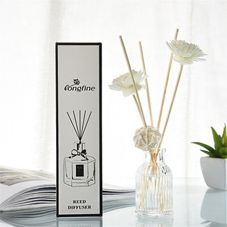 【Bán nóng】Máy khuếch tán tinh dầu với que tự nhiên, chai thủy tinh và dầu thơm 50ML