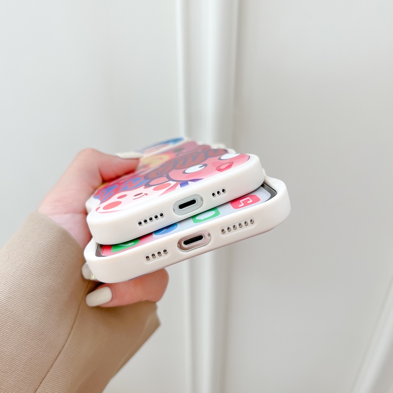 Ốp Điện Thoại Silicon Mềm Có Đệm Khí Họa Tiết Chấm Bi Cho iPhone 12 13 11 PRO MAX XR 11 12 PRO X XS MAX