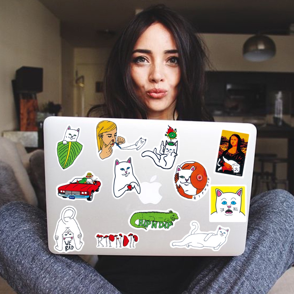 Bộ 100 Cái / Bộ ❉ Hình Dán Ripndip ❉ Miếng Dán Chống Thấm Nước Thời Trang