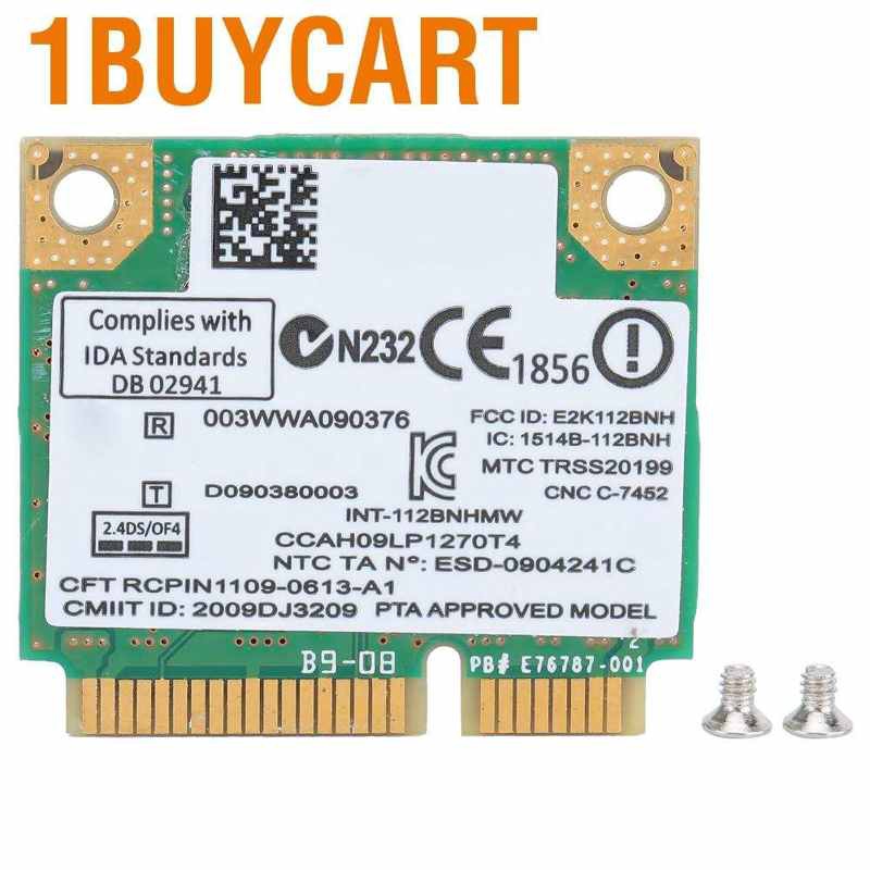 Card Mạng Không Dây 1buycart Cho Intel Link1000 N1000 112bnhmw Mini Pci-E 300 Mbit / S T420S X220 T520