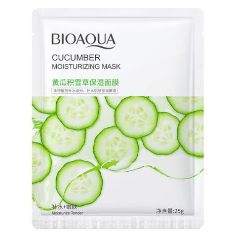 Combo 10 miếng mặt nạ Trái Cây Bioaqua 8 vị tự nhiên cao cấp chính hãng