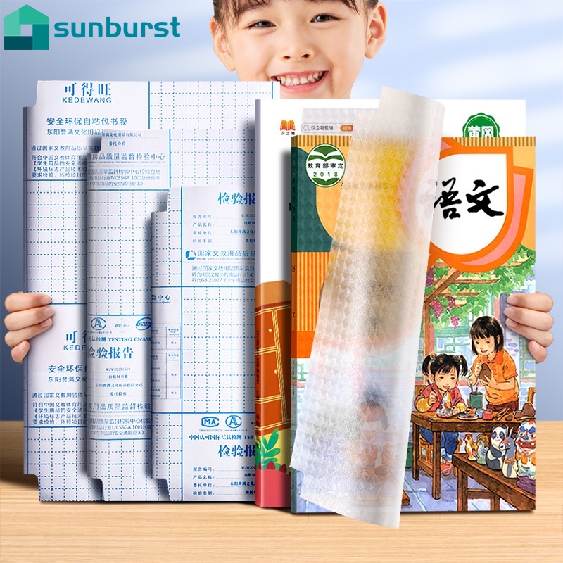 Bộ 10 Tấm Phim Dán Dày Dặn Trong Suốt Chống Bụi Chống Trầy Trang Trí Sách Vở Cho Học Sinh Tiểu Học
