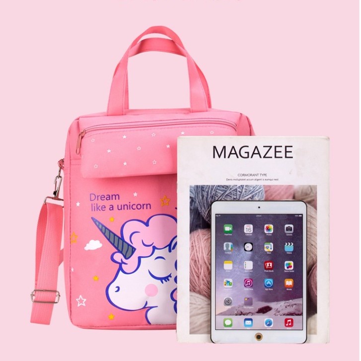 (Rẻ nhất Shopee) Balo đựng sách vở học sinh kiêm túi đeo chéo vải Oxford chống thấm nước, nhiều ngăn, đựng vừa sổ A4
