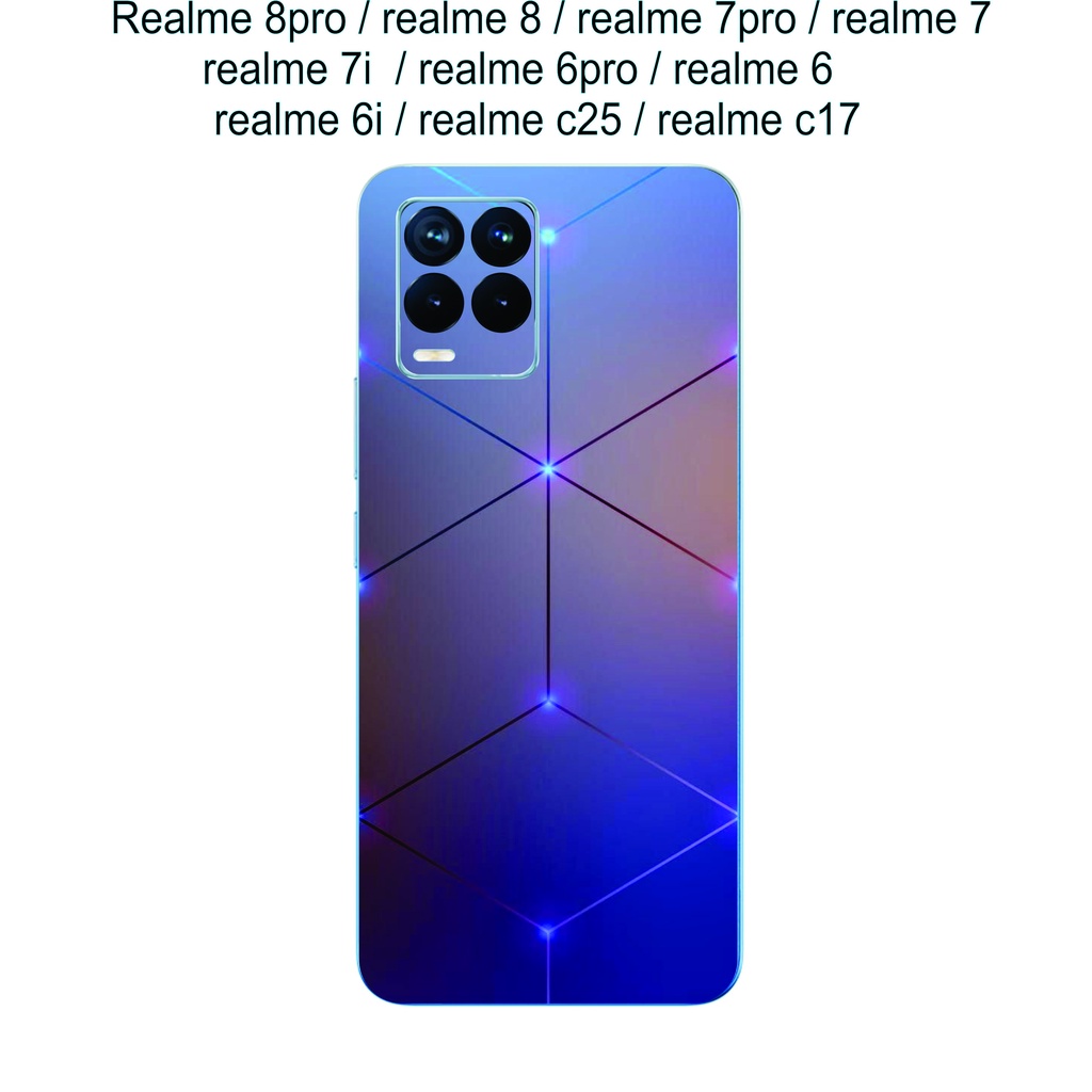Miếng Dán Skin mặt lưng Realme 8pro / realme 8 / realme 7pro / realme 7 / realme 7i / realme 6pro / realme 6............