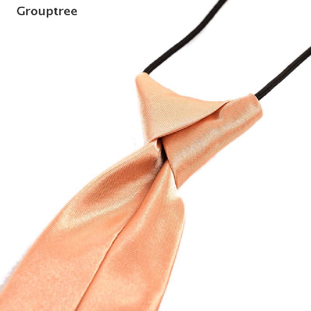 Cà vạt co giãn 11 màu sắc trơn tùy chọn thời trang dành cho bé trai