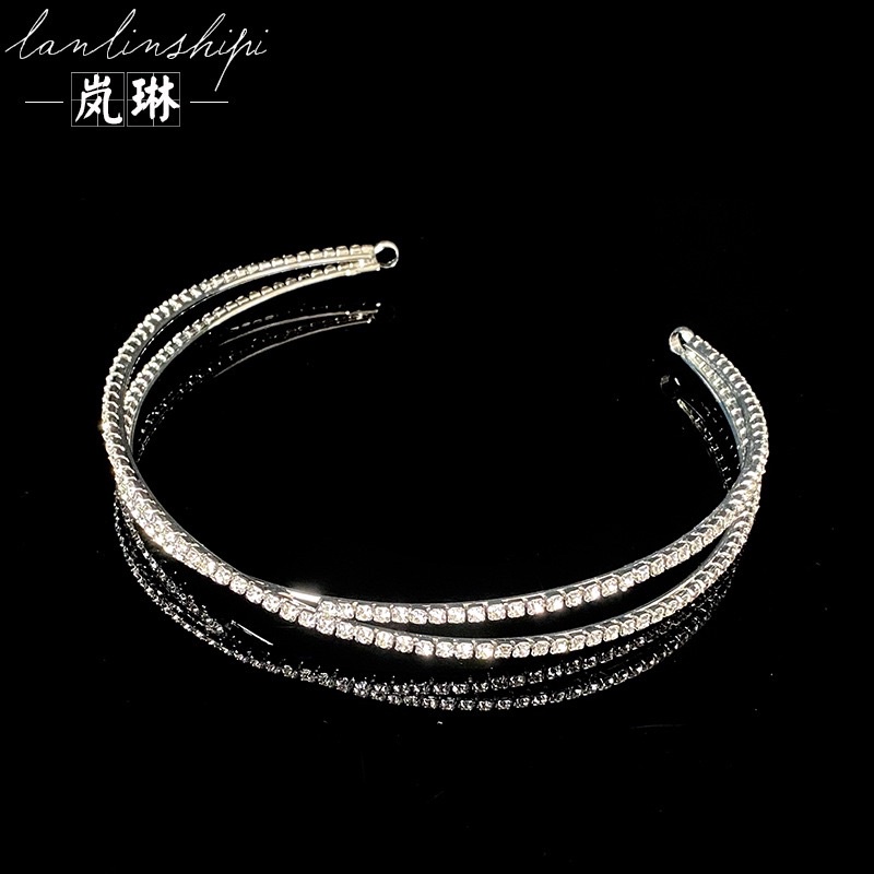 Băng Đô cài tóc đính đá đơn giản tinh tế (loại đẹp)