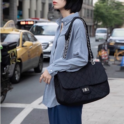 Túi xách phao bảng to gucci thời trang 2022 túi đen vai có dây đeo chéo