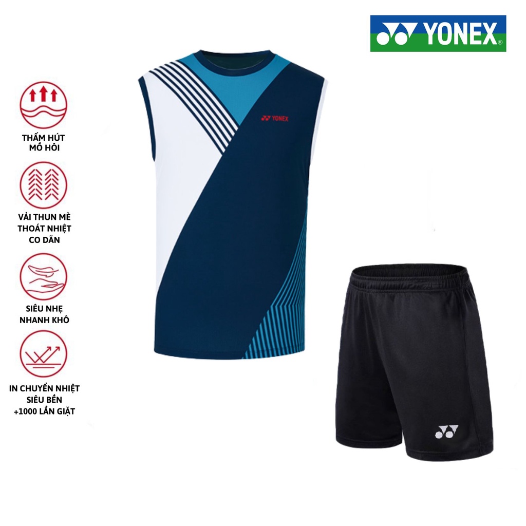 Áo cầu lông, quần cầu lông Yonex chuyên nghiệp mới nhất sử dụng tập luyện và thi đấu cầu lông M1S76