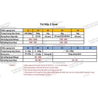 1Kg TÚI XỐP MỎNG