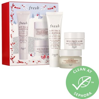 Bộ sản phẩm chăm sóc da FRESH Cleanse, Mask, Moisturize Set