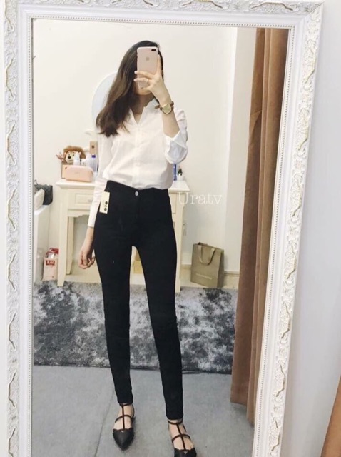 Quần jean đen lưng cao Bigsize 32-42 | BigBuy360 - bigbuy360.vn