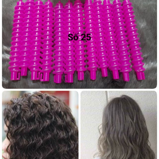 Com bo 36 trục uốn lạnh . Uốn xoăn xù mì . Uốn sóng nước được xem là những kiểu tóc hót nhất hiện nay.Đơn giản dễ quấn.