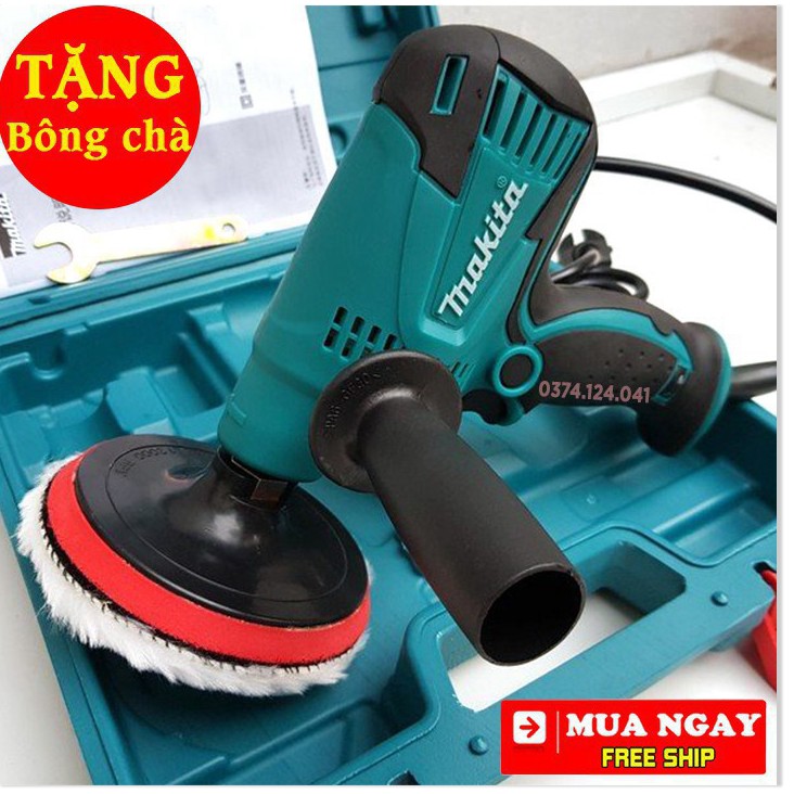 Máy đánh bóng ô tô Makita GV6010 - KÈM Bông chà nhám