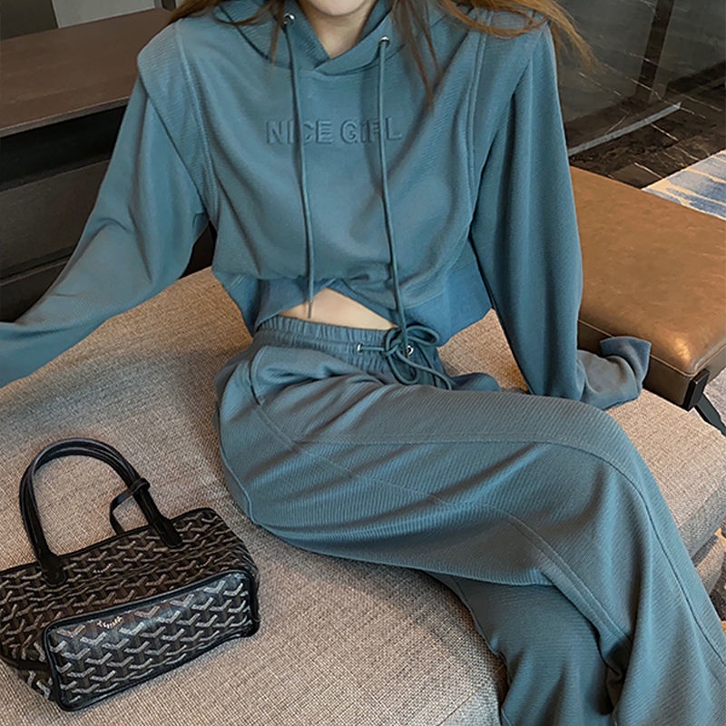 Set Đồ Thể Thao Phong Cách Hong Kong Thời Trang Cho Nữ
