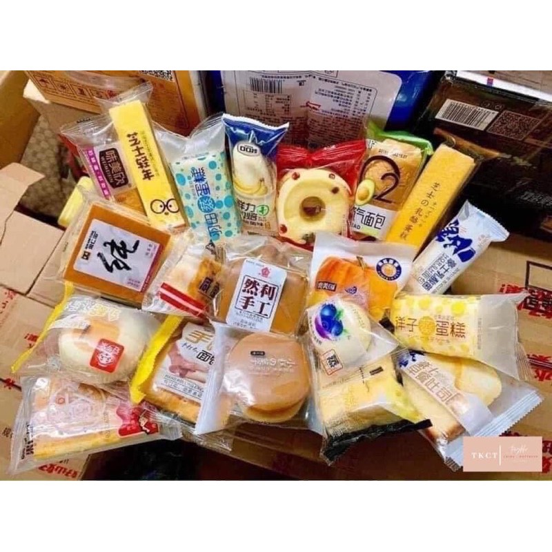 . Bánh Đài Loan Mix Đủ Vị 1Kg.(date3-6 tháng)..