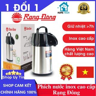 Phích Nước Nóng Rạng Đông Inox RD ST1.E 1045 (1L), RD 2045 ST1.E (2L), RD 2545 2.5L, Bình pha trà cao cấp