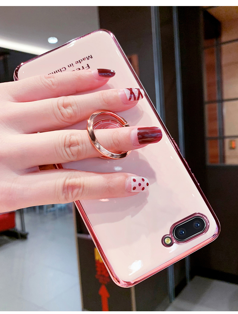 Ốp điện thoại mềm có ví đựng thẻ và nhẫn đỡ từ tính cho OPPO A3s A5s A12 A5 A3 F1s A59 F5 F9 F11 Find X2 Pro | BigBuy360 - bigbuy360.vn