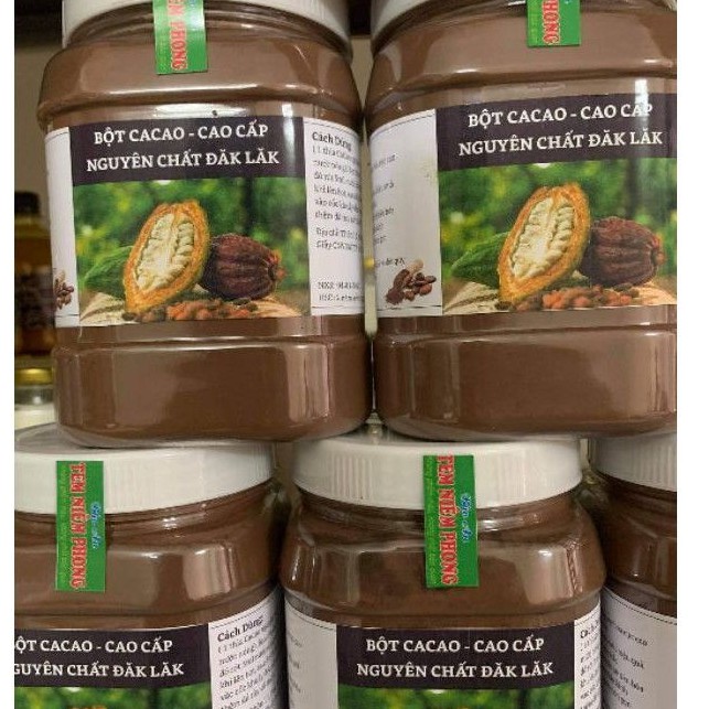 Cacao nguyên chất Daklak 1kg = 2 hộp như hình