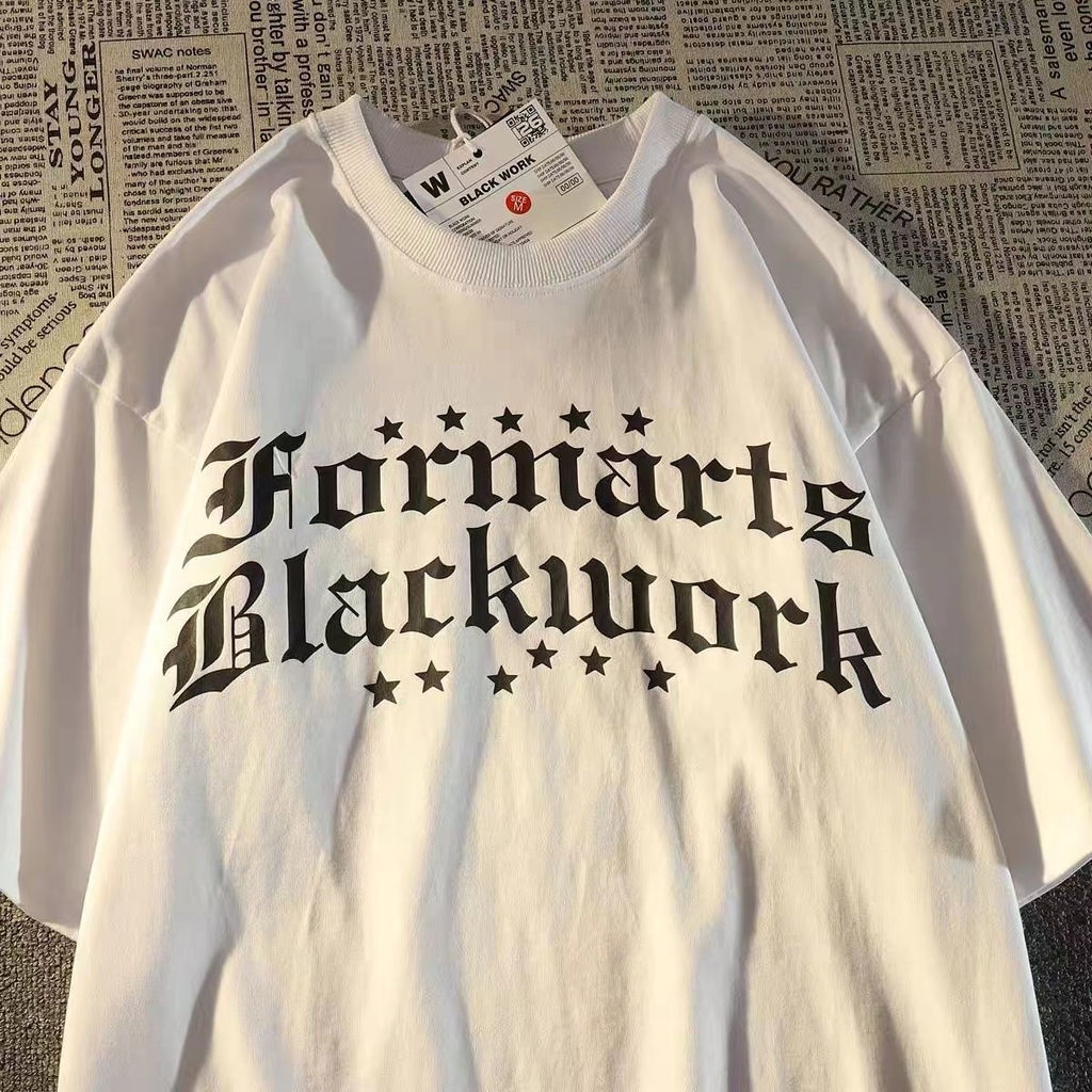 Áo Thun Ngắn Tay Cổ Tròn Thời Trang Cá Tính 1931214Áo Thun In Hình Thời Trang Năng Động Cho Cặp Đôi