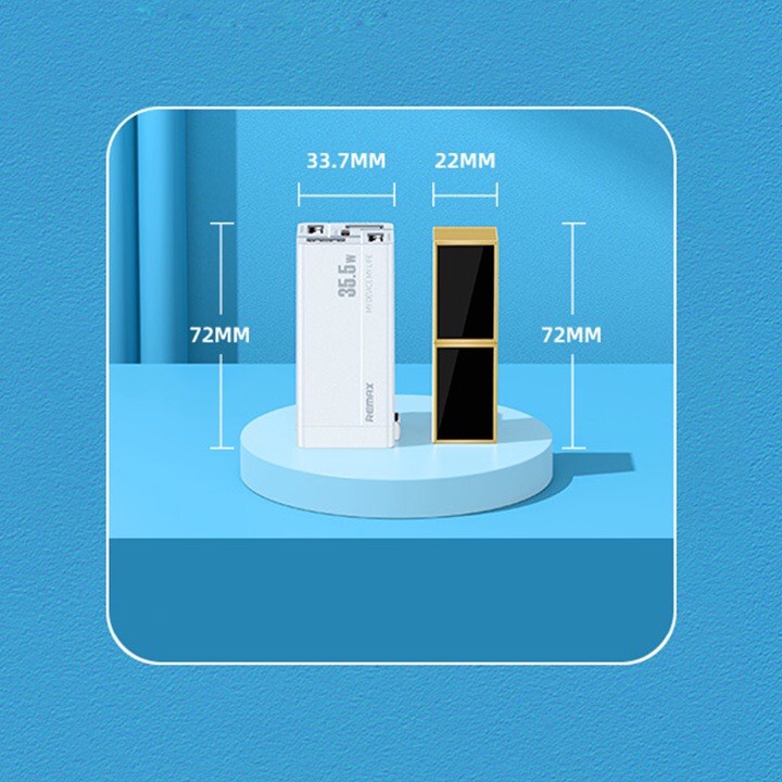 Củ Sạc Nhanh Điện Thoại 35w Chính Hãng Remax RP U66 Thiết Kế 5 Cổng 4 Cổng USB Và 1 Cổng Type-C Chuẩn PD 20w