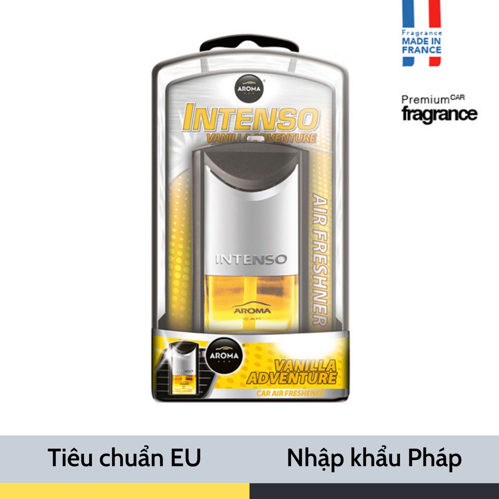 Nước Hoa Kẹp Cửa Gió Ô Tô Aroma Car Intenso Air Vent Nhập Khẩu Chính Hãng Pháp