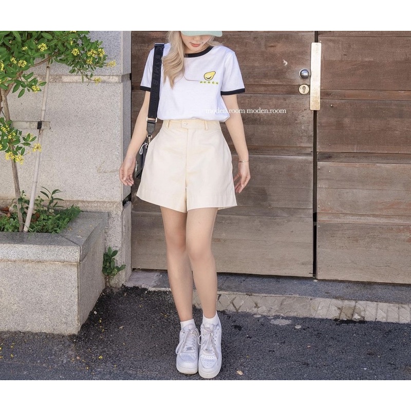 Quần short 2 lớp kaki mềm dày Dori