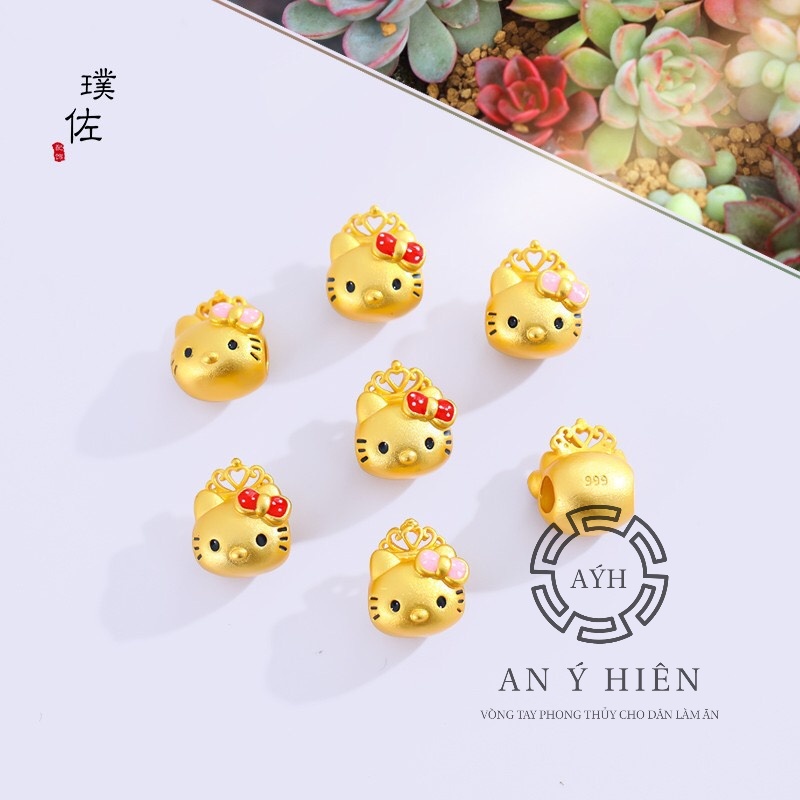 Charm Kitty hồng đội vương miện #C521 ( An Ý Hiên)