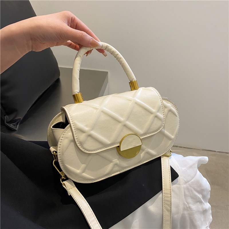 Túi Đeo Một Bên Vai Màu Trơn Thời Trang Đơn Giản Phong Cách Phương Tây Dành Cho Nữ 2022