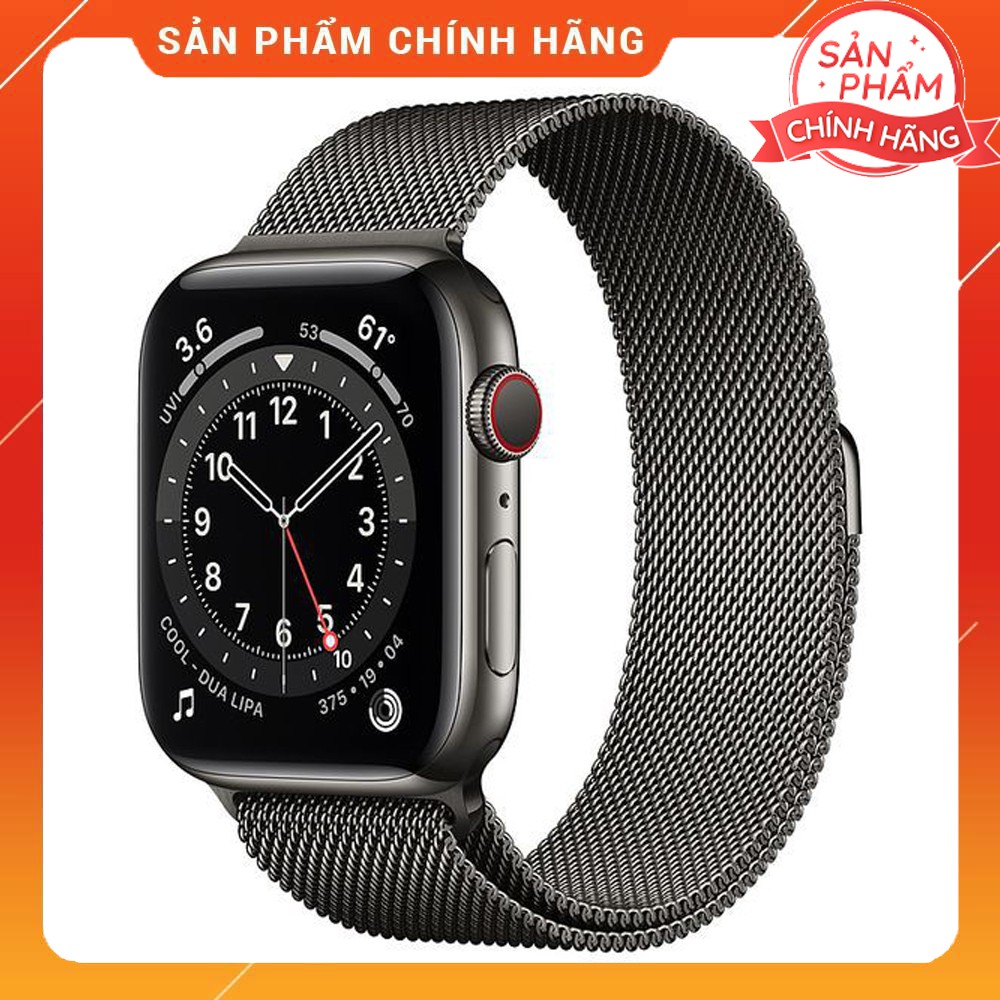 Đồng Hồ Thông Minh Apple Watch Series 6 GPS+CELL Stainless Steel Case with Milanese Loop(Viền Thép & Dây Thép)- Mới 100%