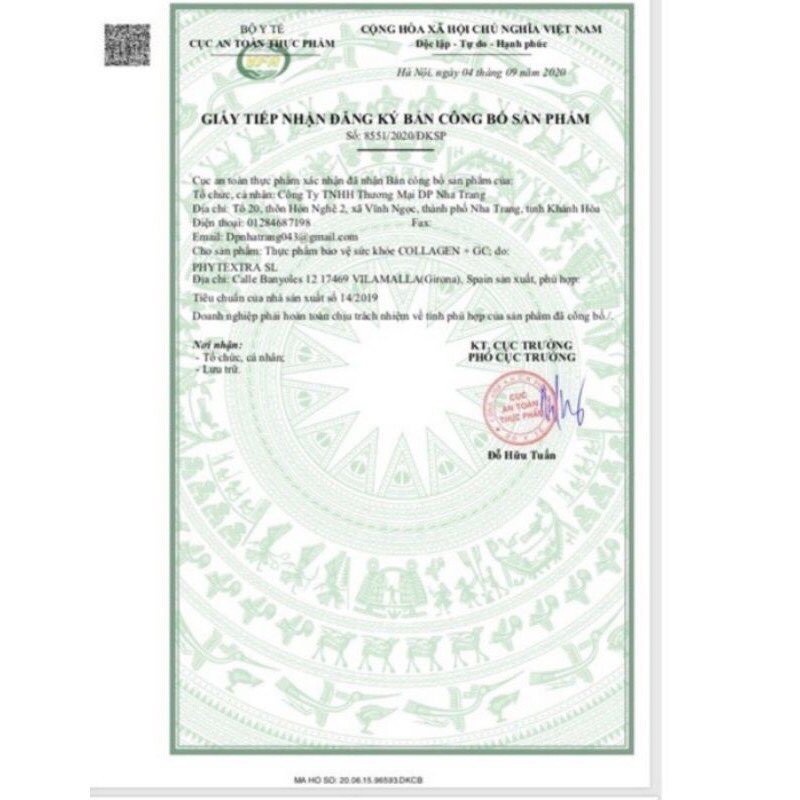 Collagen+GC kết hợp Glutathione viên uống - hàng nhập khẩu Pháp