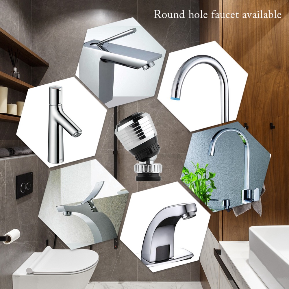 Đầu vòi phun nước xoay 360 độ tiết kiệm nước tiện lợi cho nhà bếp/ phòng tắm