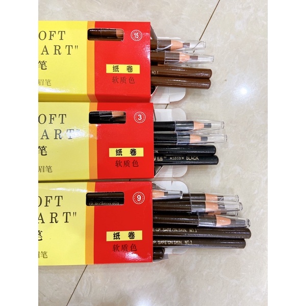 Sỉ 12 chì kẻ mày dạng xé, bóc