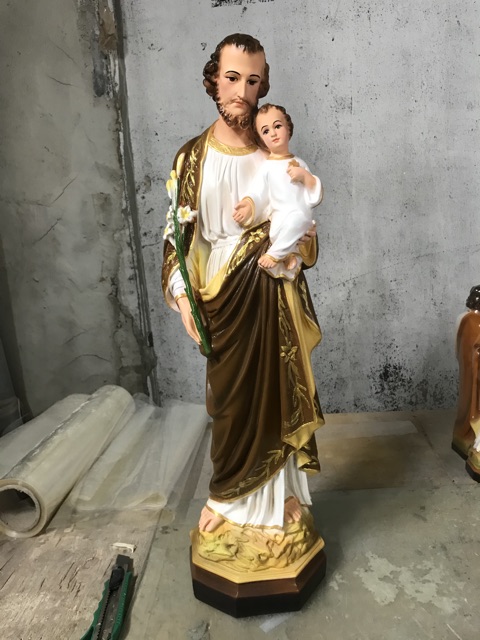 Tượng công giáo ❤️ Giuse bế chúa