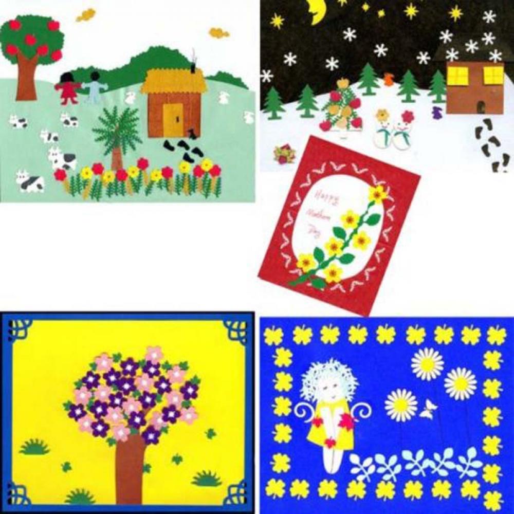 Dụng cụ bấm giấy họa tiết xinh xắn trang trí sổ tay DIY cho bé