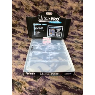 Trang Sheet A4 8 ngăn Ultra PRO dòng Platinum series Trong Suốt - 3 Lỗ của Mỹ