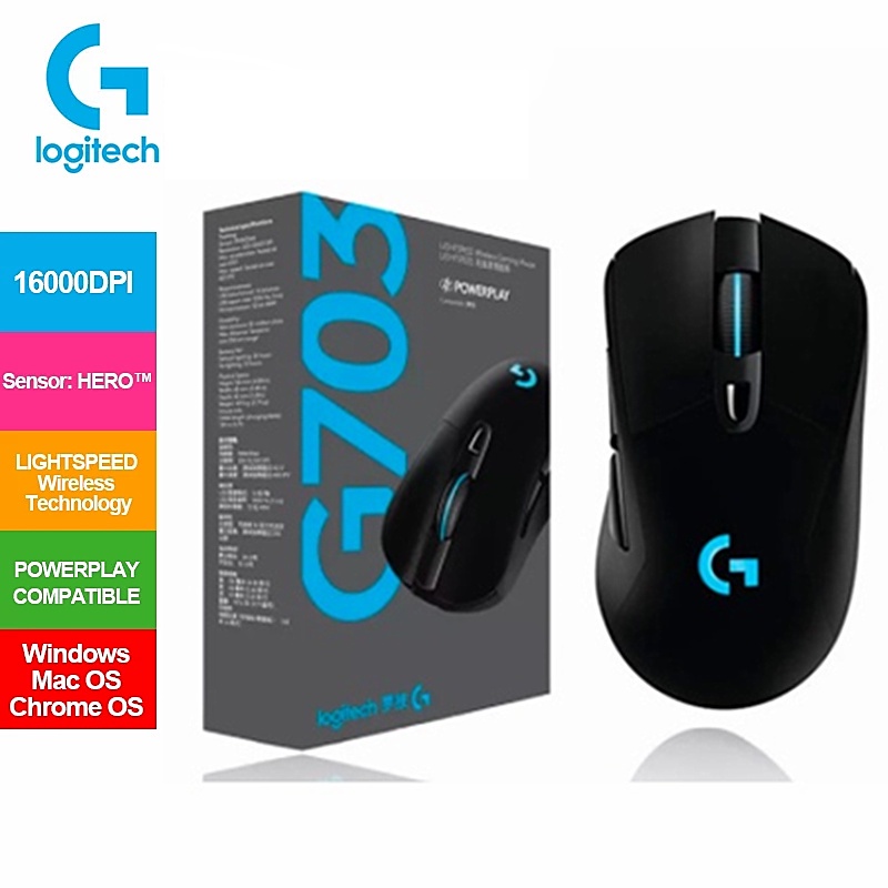 Chuột Quang Chơi Game Không Dây Logitech G703 2.4Ghz 12000DPI RGB