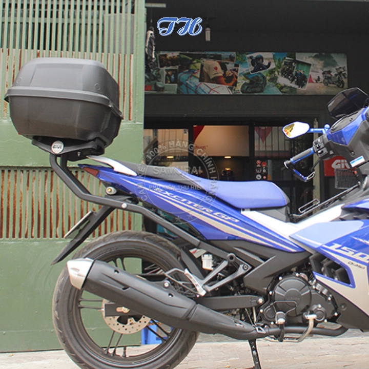 Baga sau Givi  HRV Chính Hãng Đặc Biệt Chịu Lực Cao Bao Gồm Đế Cho Xe Exciter 150 / Y15ZR