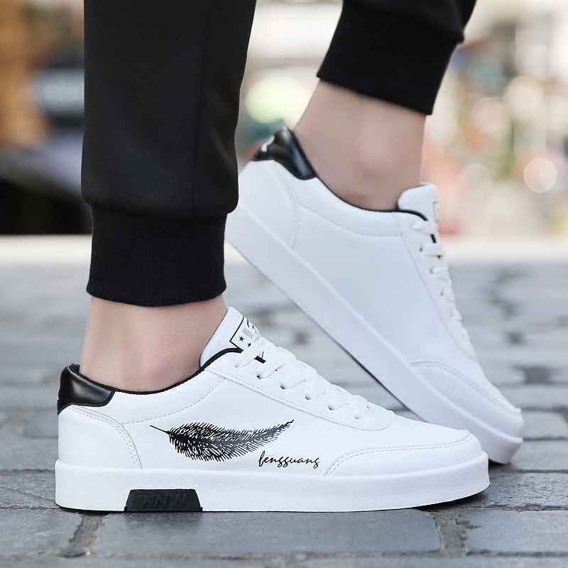 Giày Sneaker Thể Thao Nam G31 Da Cao Cấp Màu Trắng Đẹp Thời Trang Hàn Quốc Cho Học Sinh Sinh Viên A1