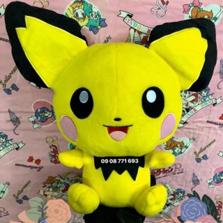 Thú bông Pichu tag BANPRESTO 32cm ko đo tai