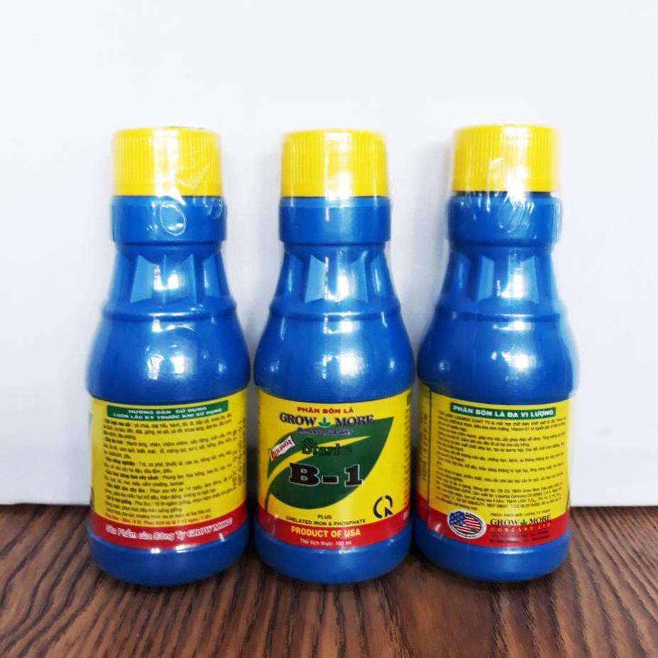 Phân Bón Lá Vitamin B1 GROWMORE 100ml - phân bón b1 mỹ chai 100ml