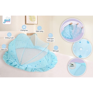 ❗❗❗Màn Chụp Gấp Gọn Cho Bé - Mùng Chống Muỗi Cho Trẻ Nhỏ 0-3 Tuổi Goodmama Chính Hãng
