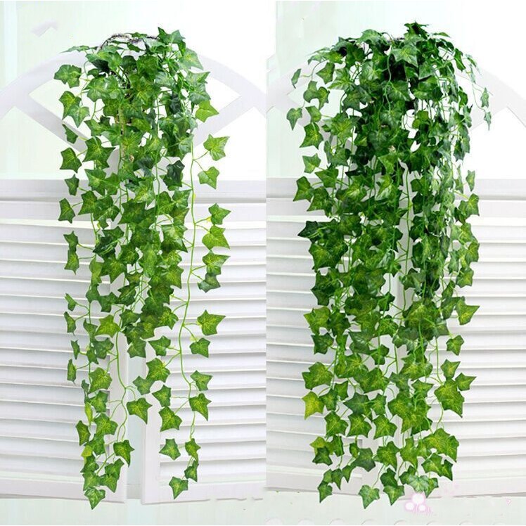 Chùm Cây dây leo trang trí lá thường xuân PVC