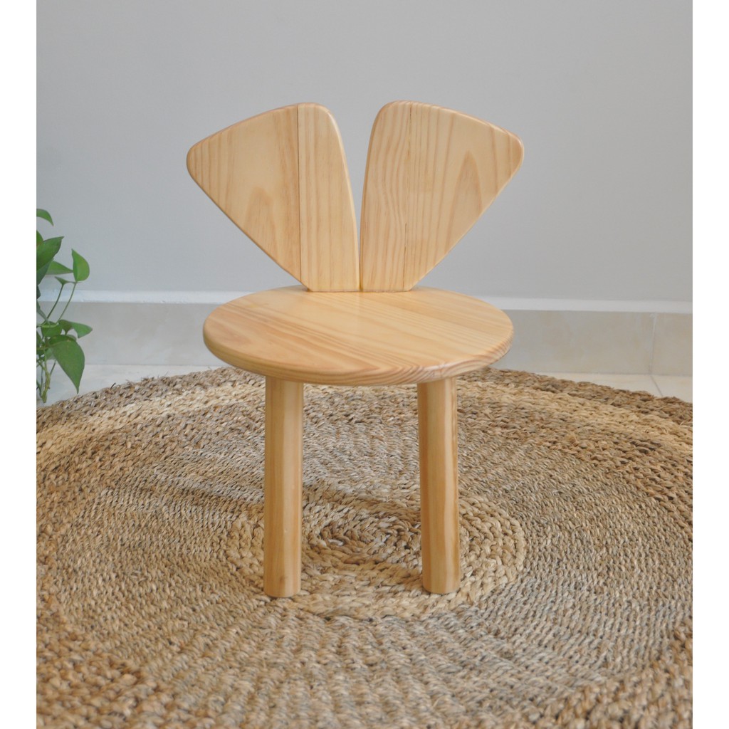 🌈🌈Ghế Butterfly Gỗ Tự Nhiên Cho Bé - Bebewood | BigBuy360 - bigbuy360.vn