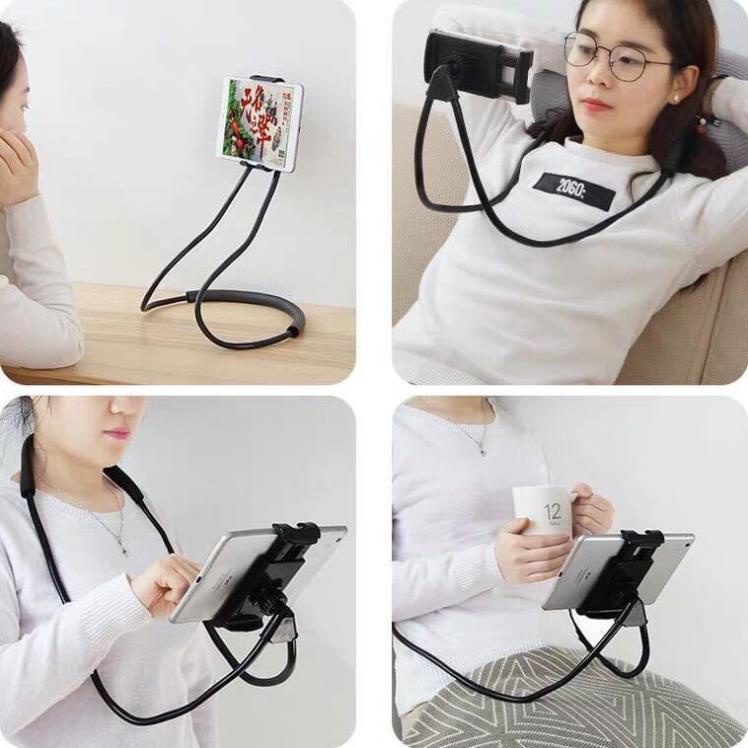 Giá đỡ điện thoại đeo cổ điều chỉnh nhiều tư thế ( tuyển khách sỉ)
