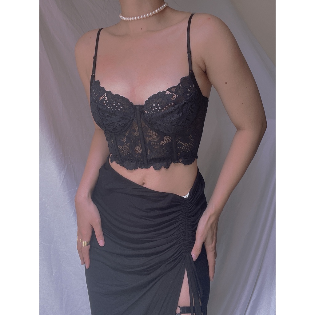 Áo Croset Lesa định hình from ngực có gọng ôm nâng tốt Cô Kim 7 | BigBuy360 - bigbuy360.vn